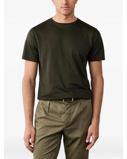 Hackett Green Crew-Neck T-Shirt for men