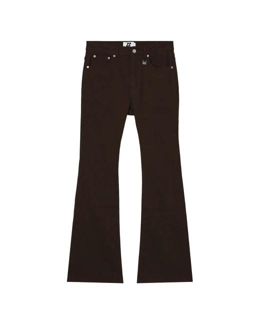 Izzue Black Flared Trousers