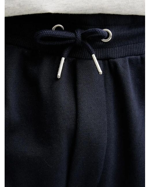 Les Deux Blue Dexter Drawstring-Cuffed Track Pants for men