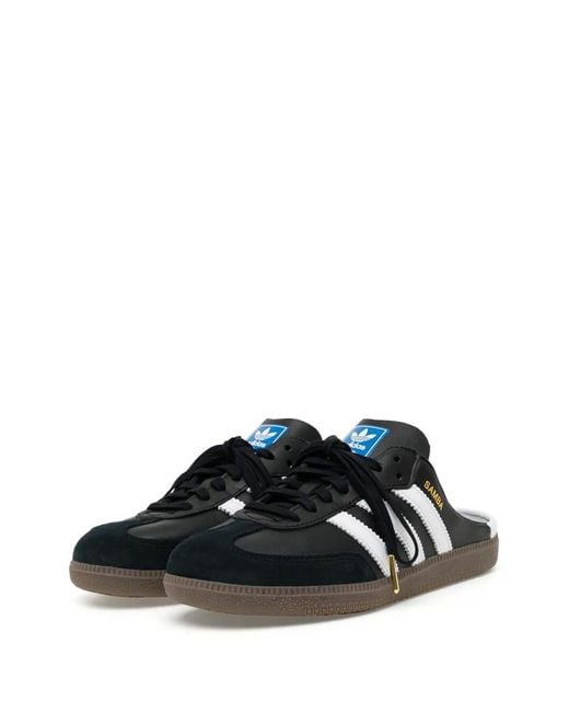 Adidas Black Samba Mules