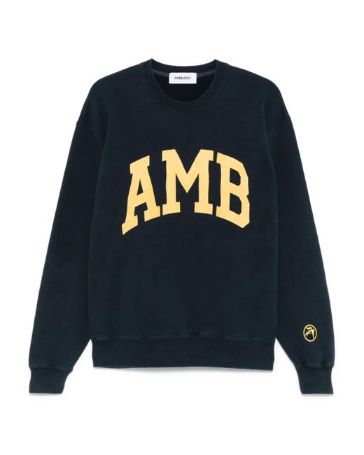 Ambush Blue Amb Graphic Sweatshirt for men