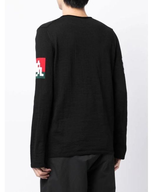 Comme des Garçons Black Intarsia-Knit Sweater for men