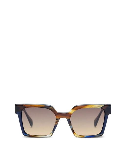 Gigi Studios Blue Cassius Sunglasses