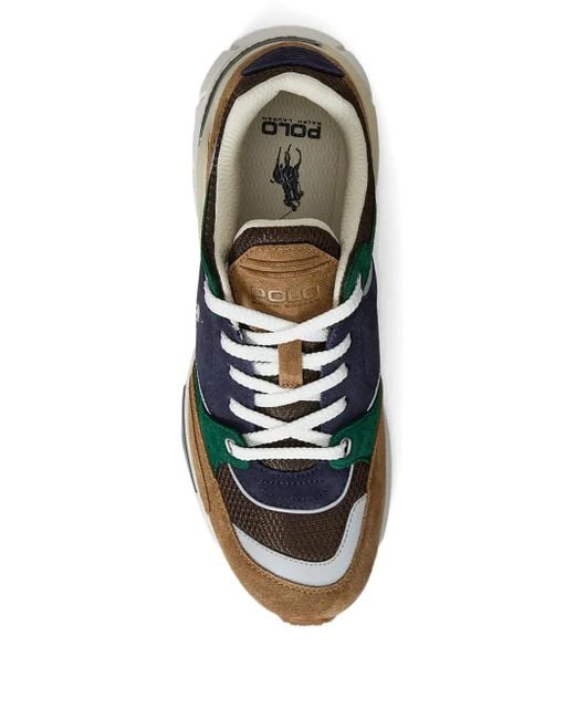 Polo Ralph Lauren Blue Trackster 250 Sneakers for men