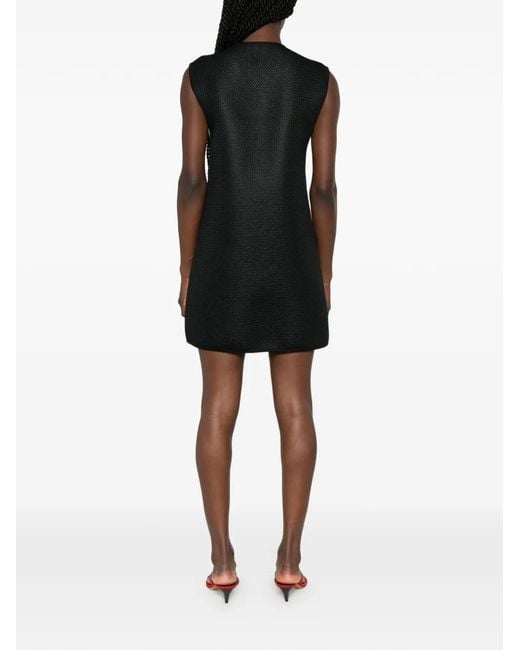 The Artistylist White Graphic-Print Sleeveless Dress