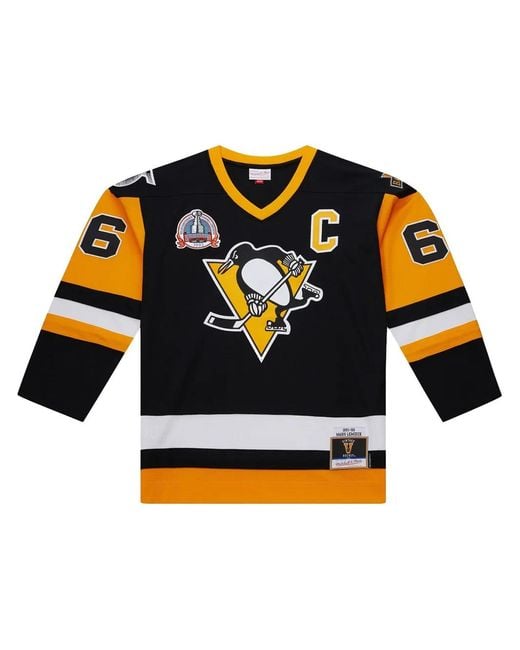 Mitchell & Ness Blue Nhl Dark "Penguins 1992 Mario Lemieux" Jersey for men