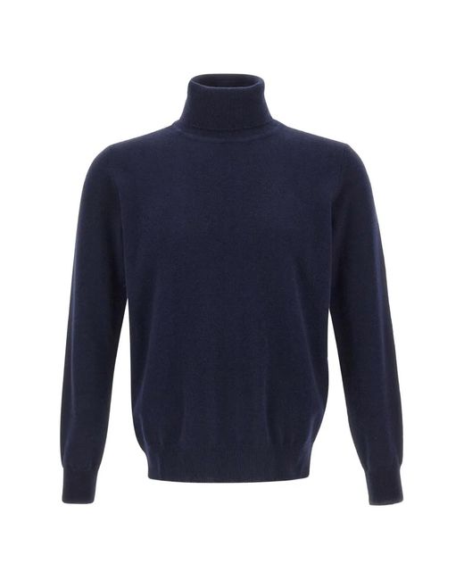 Kangra Blue Turtleneck Knit for men