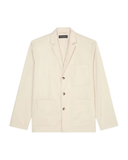 Blazer utility con botones Marc O' Polo de hombre de color Natural