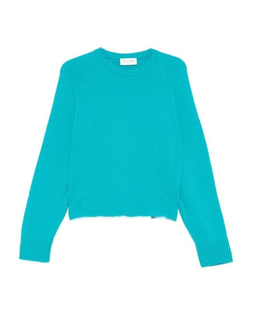 Laneus Blue Long-Sleeve Sweater