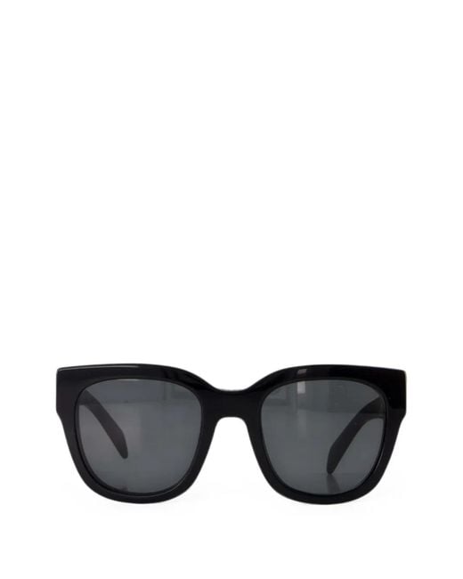 Prada Black Square-Frame Sunglasses