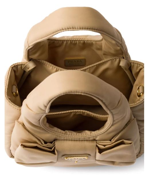 Prada Natural Padded Re-Nylon Mini Bag