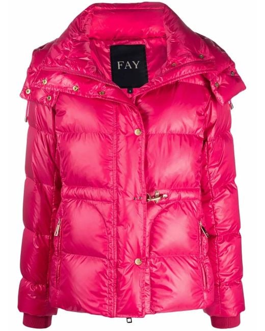 Fay Donsjack Met Capuchon in het Pink