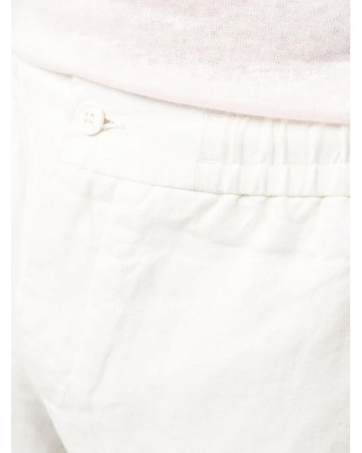Orlebar Brown White Elasticated-Waist Shorts for men