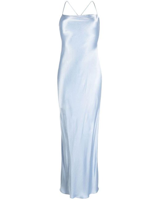 Bec & Bridge Blue Lorelai Tie Maxi Dress