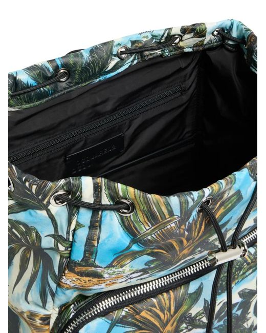 DSquared² Green Monkey Business Backpack for men