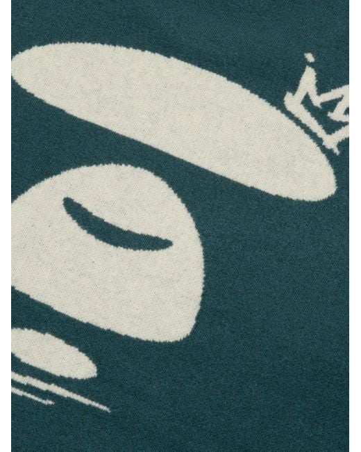 Aape By A Bathing Ape Green Crew-Neck Sweater for men
