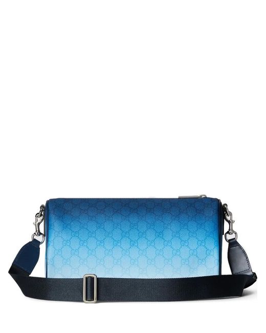 Gucci Blue Ombré-Effect Shoulder Bag for men