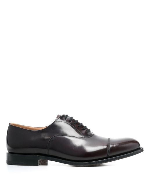 Church's Almondtoe Patentleather Oxford Shoes in Brown for Men Lyst UK