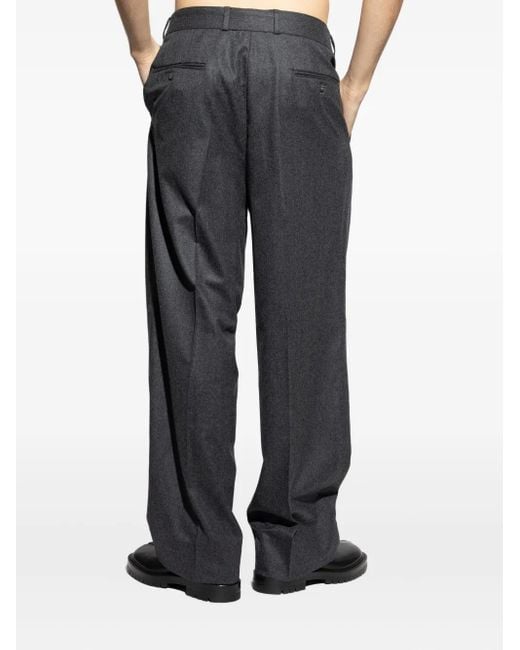 Officine Generale Hose mit Gürtel in Gray für Herren