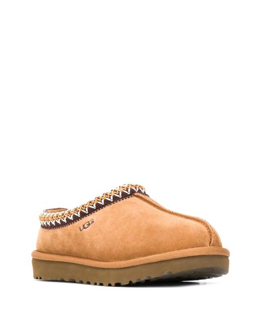 Ugg Brown Suede Slip-On Clogs