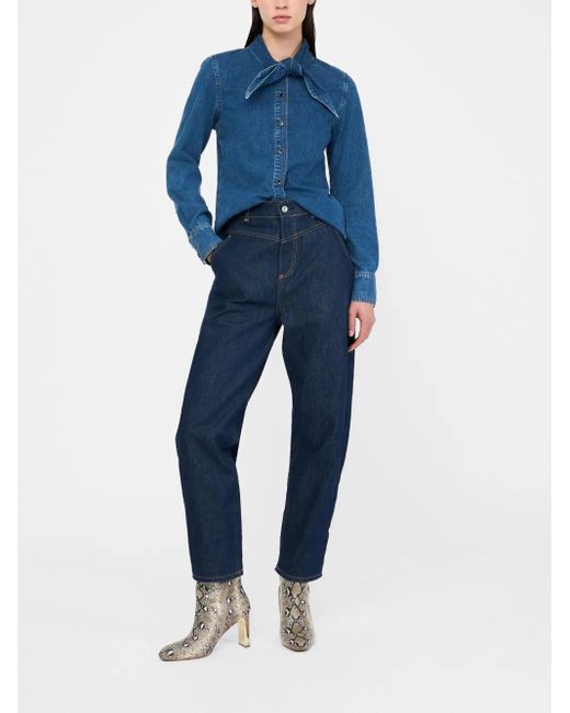 Liu Jo Blue Denim Shirt
