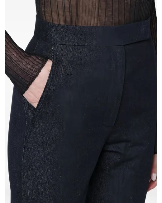 Max Mara Straight Broek in het Black