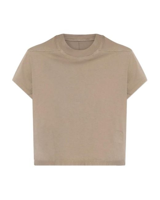 Rick Owens White Short-Sleeve Patch-Pocket T-Shirt