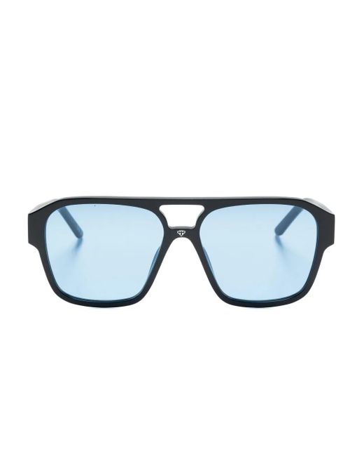 FACE HIDE Blue Getönte Pilotenbrille