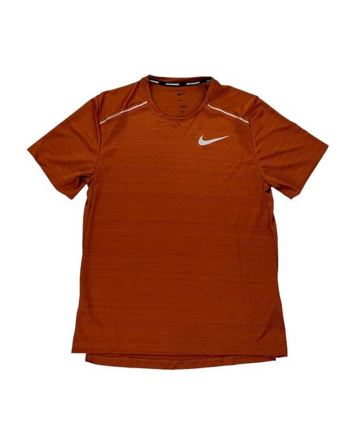 Nike Brown Miler Dri-Fit 1.0 T-Shirt for men