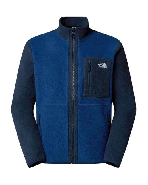 The North Face Blue Yumiori Full-Zip Fleece Jacket for men