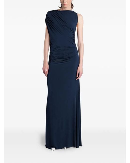 Alex Perry Blue Sleeveless Gown