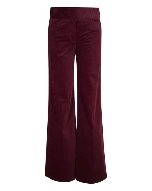 Dorothee Schumacher Red Corduroy Trousers