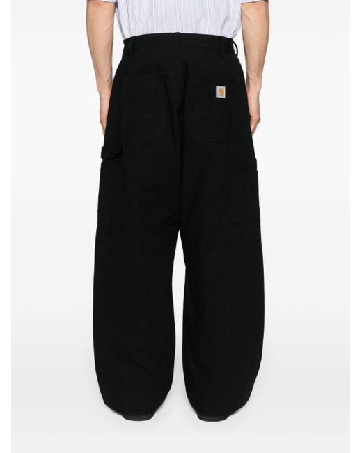 Pantaloni x Carhartt WIP di Junya Watanabe in Black da Uomo