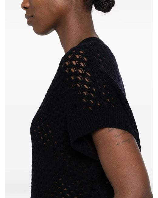 Allude Black Haut En Cachemire À Col V