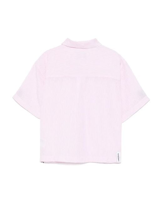 Chocoolate Pink Logo-Patch Shirt
