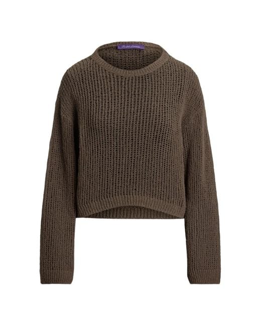 Ralph Lauren Brown Crew-Neck Sweater