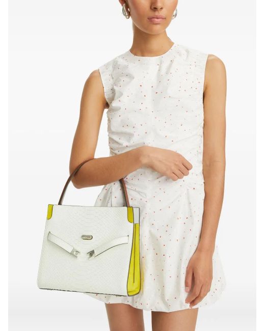 Tory Burch Metallic Small Lee Radziwill Double Tote Bag