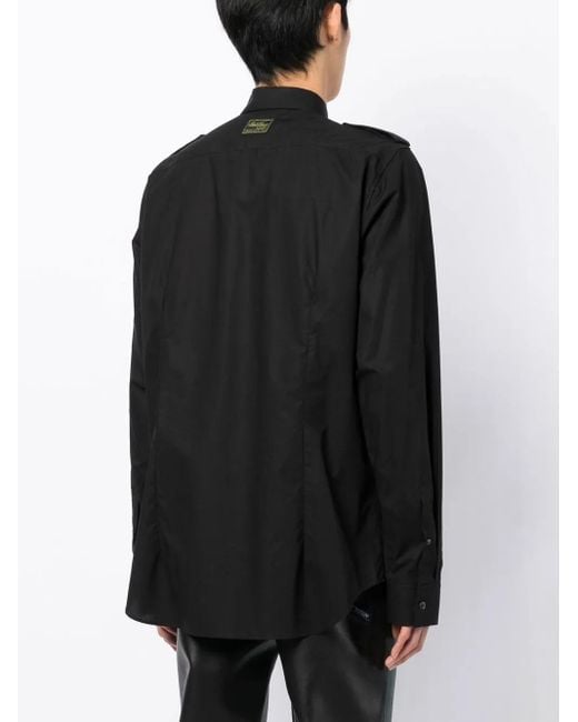 Raf Simons Button-Up Shirt in het Black