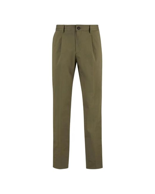 Barbour Green Bellamy Pleated Trousers for men