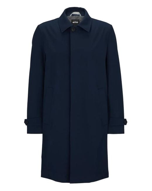 メンズ Boss トレンチコート Blue