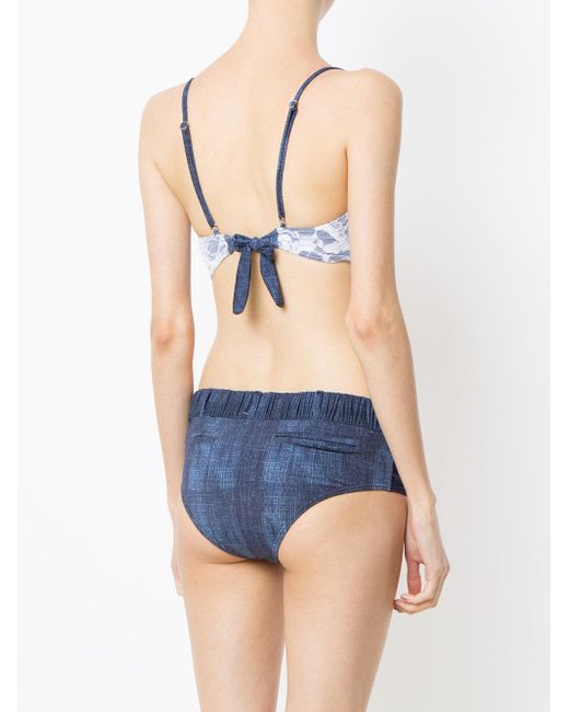 denim bikini set