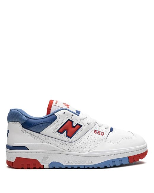 New Balance White 550 Sneakers