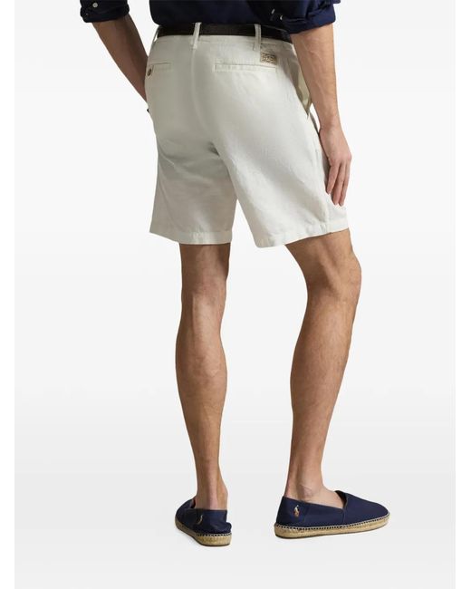 Polo Ralph Lauren White Pocket Shorts for men