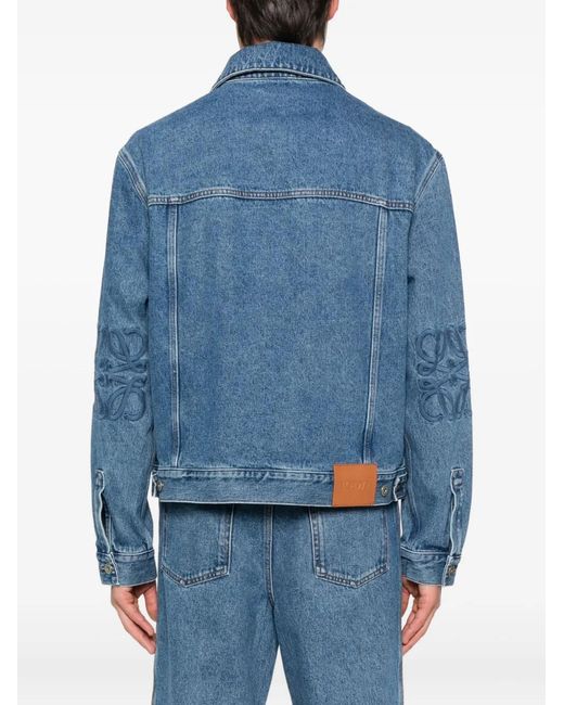 Loewe Blue Anagram Denim Jacket for men