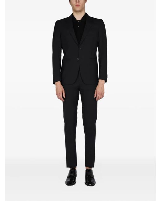 Tonello Black Single-Breated Suit for men