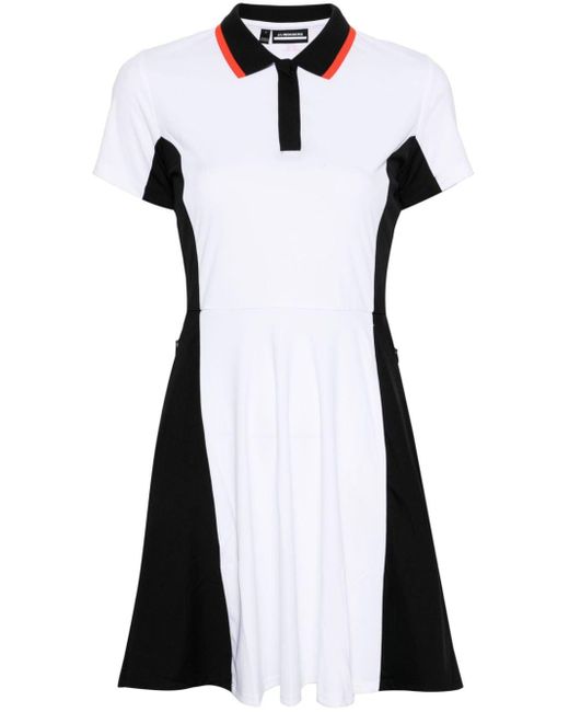 J.Lindeberg Black Dolores Stretch-design Dress