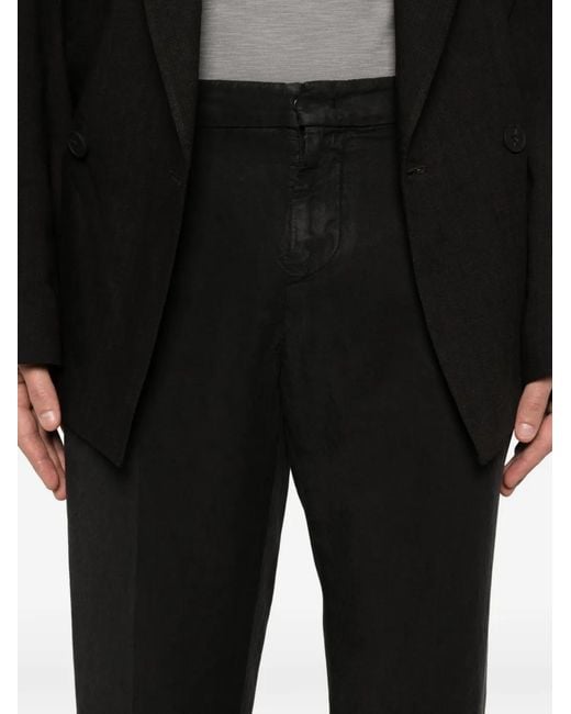 Dondup Black Regular Trousers for men
