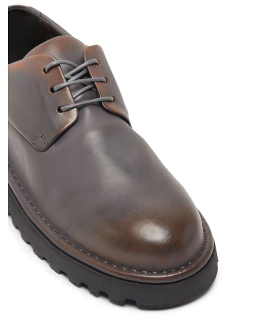 Marsèll Brown Sancrispa Alta Pomice Derby Shoes for men