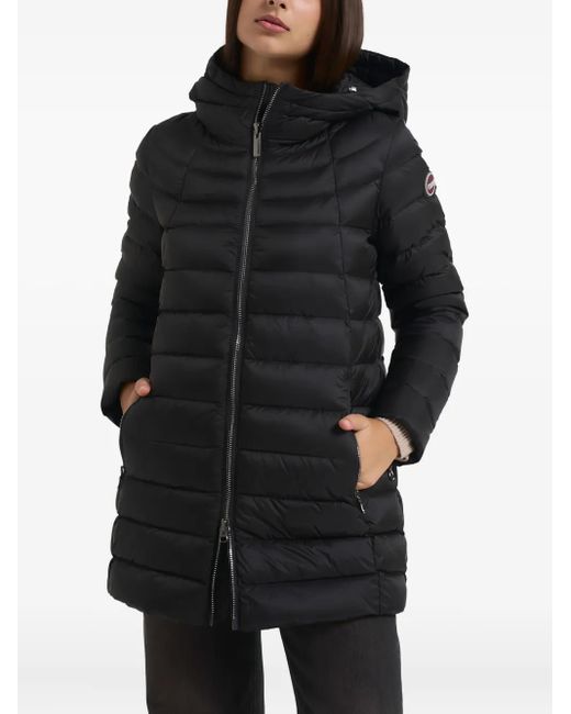 Colmar Black Hooded Padded Coat