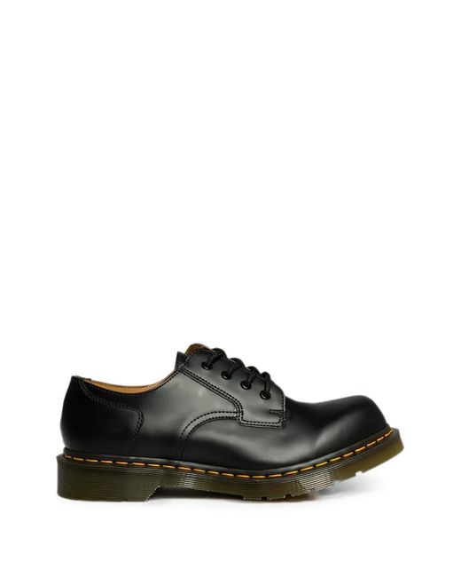 Dr. Martens Black 9814 Leather Derby Shoes for men